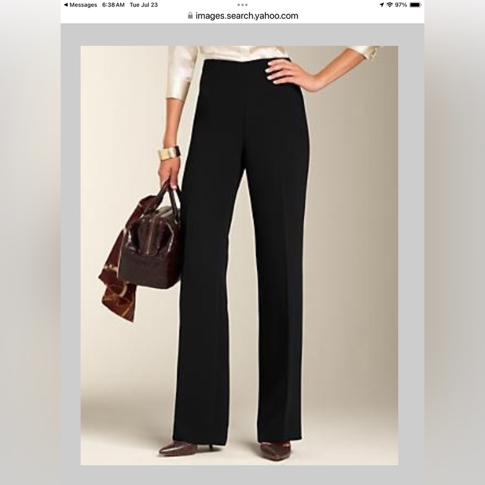 Talbots Hollywood pants, black, sz 10